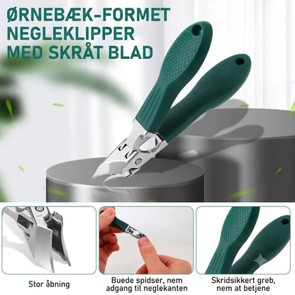 [KØB 1 FÅ 1 GRATIS] SilkEase™ Vinklet Negleklipper med Örnenæb Design | Professionel Tang til Nedgroede Negle
