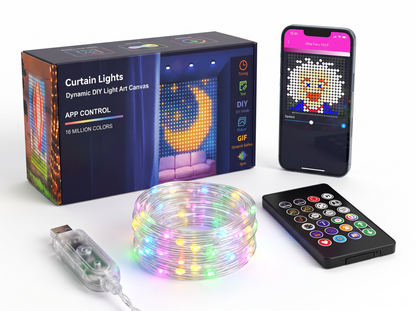 VaraLiving™ LED Julelys DIY Stemningsbelysning – Fleksibel Juledekoration til Juletræ og Hjemmehygge