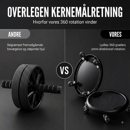 SilkEase™ Mavehjul med Knæpude | Effektiv Mave- & Kernetræning