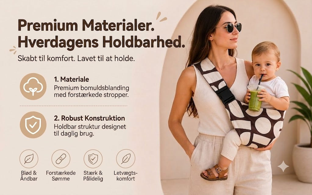 Ergonomisk Bæresele til Baby | Optimal Støtte & Maksimal Komfort