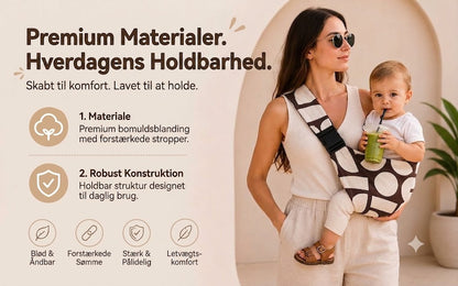 Ergonomisk Bæresele til Baby | Optimal Støtte & Maksimal Komfort
