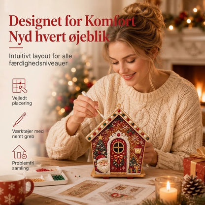OmniLiving™ 3D DIY Perlemaleri til Jul | Funklende Diamantkunst & Juledekoration