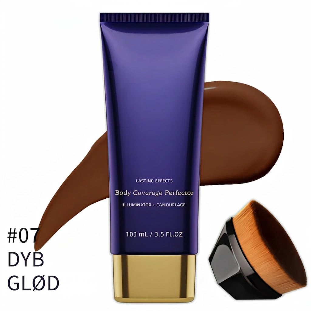 PureVal™ Full Cover Kropsconcealer med Børste | Vandtæt & Langtidsholdbar