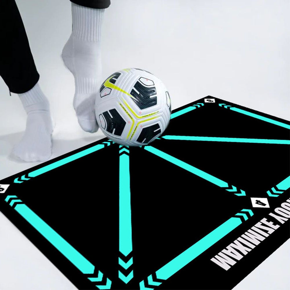 NovaPulse™ Fodbold Træningsmåtte til Alle Niveauer | Skridsikker & Støjsvag Agility Måtte