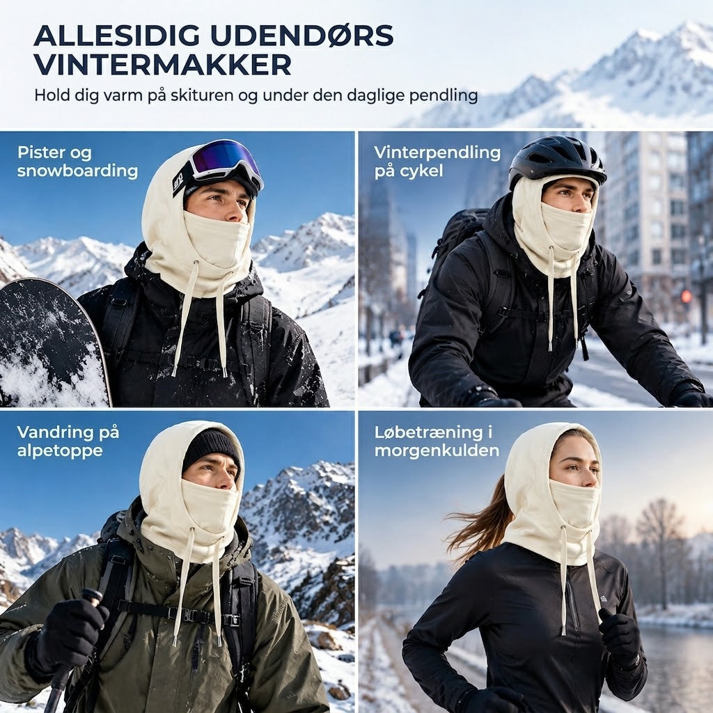 VaraLiving™ Varm Vinter Skihue og Ansigtsmaske til Udendørs Sport