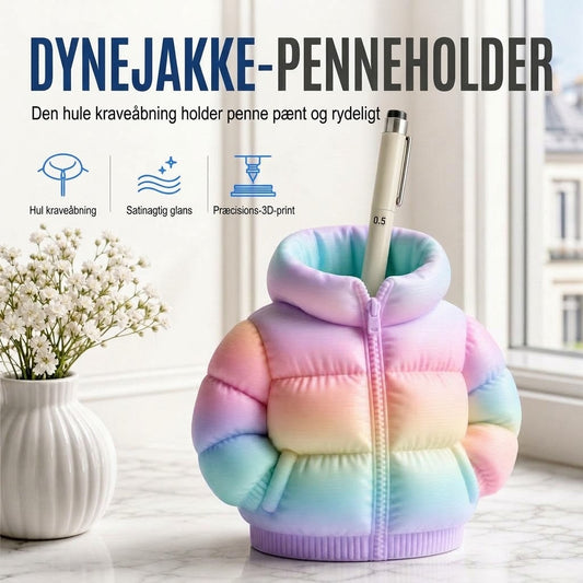 VaraLiving™ 3D-Printet Stødabsorberende Blyantholder – Abstrakt Skrivebordsorganisator og Krusholder til Kontor og Skole