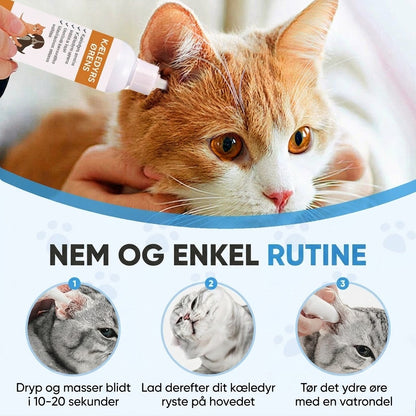 Ørerens til Hunde og Katte | Skånsom & Effektiv Ørepleje