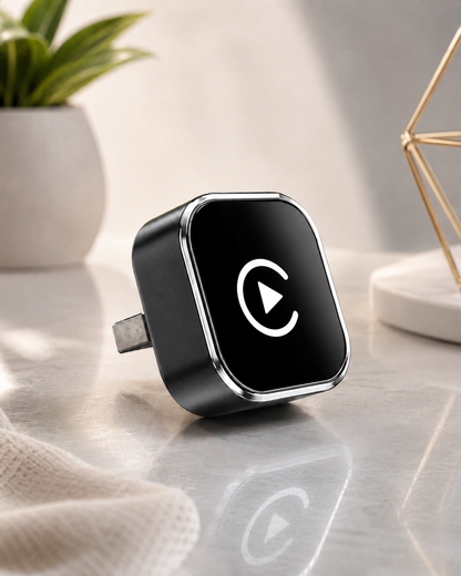 AirLink Drive™ Trådløs Biladapter | Plug & Play til Apple CarPlay & Android Auto