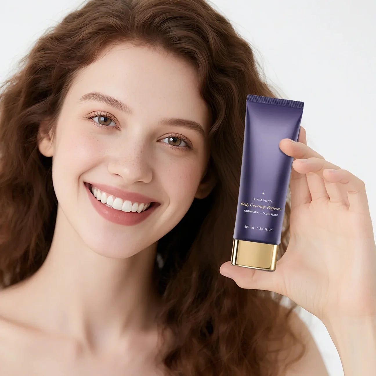 PureVal™ Full Cover Kropsconcealer med Børste | Vandtæt & Langtidsholdbar