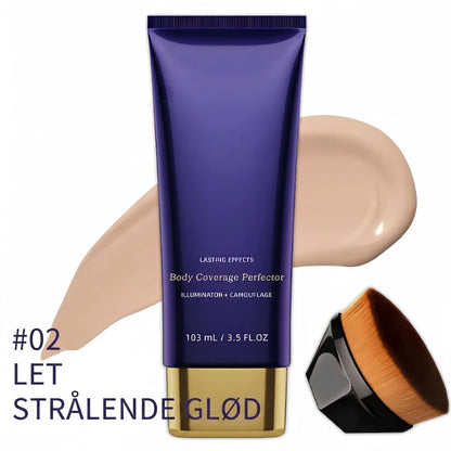 PureVal™ Full Cover Kropsconcealer med Børste | Vandtæt & Langtidsholdbar