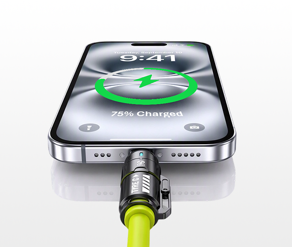 FISHING™ 240W Multi-Opladningskabel | USB-C & Lightning Universal