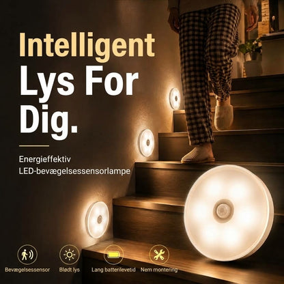 OmniLiving™ Energibesparende LED-Lys med Bevægelsessensor | Genopladelig & Magnetisk