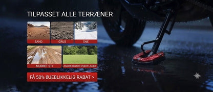 Forstørrer til Motorcykel Sidestøttebøjle | Køb 1 Få 1 Gratis (2-pak)