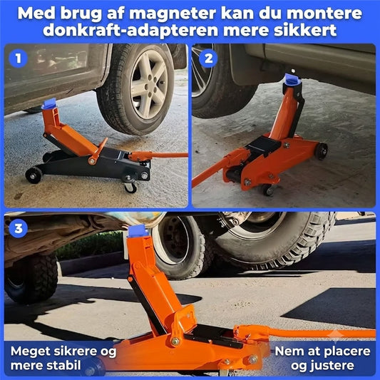 ApexPower™ Magnetisk Jack Pad Adapter til Vognløfter | Stabil Beskyttelse til Vognbund & Svejsning