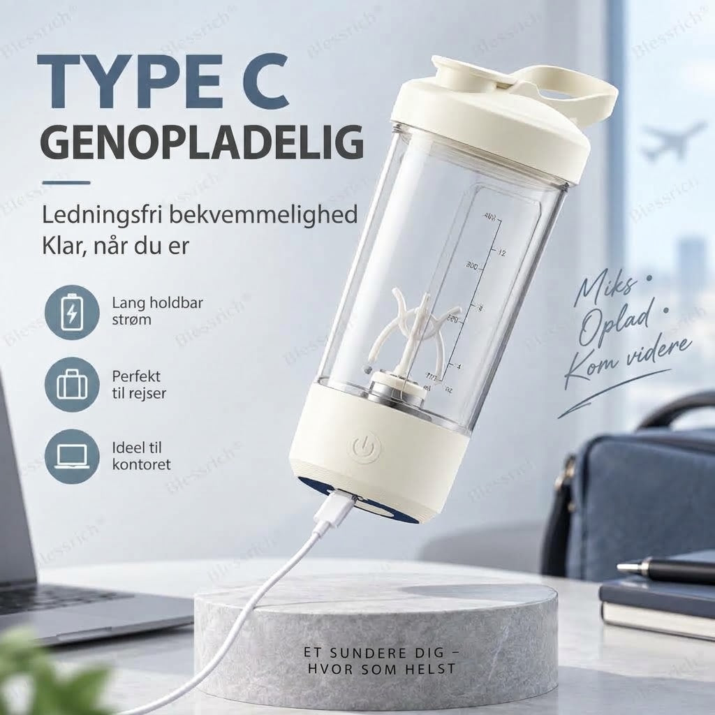 OmniLiving™ Automatisk Magnetisk Rørekrus | Selvrørende Kop i Rustfrit Stål
