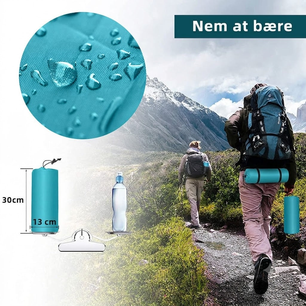 Let & Bærbar Luftmadras | Perfekt til Gæster, Camping & Rejsen