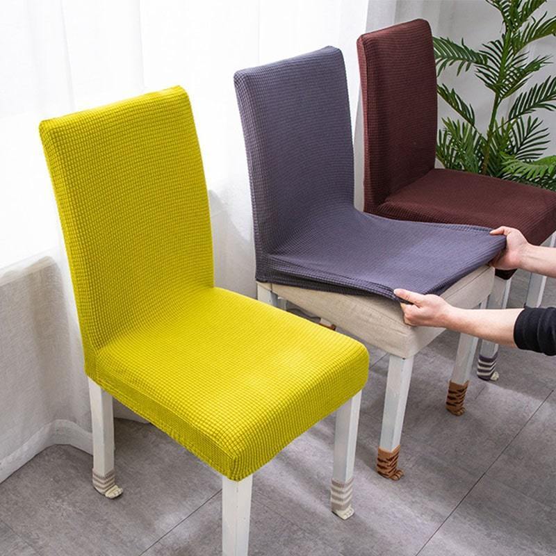 OmniLiving™ Vandtæt Elastisk Stolebetræk til Spisebordsstole | Anti-Glid & Pletafvisende