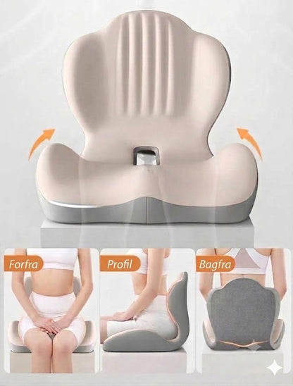 Ergonomisk Siddepude i Memory Skum | Mod Rygsmerter