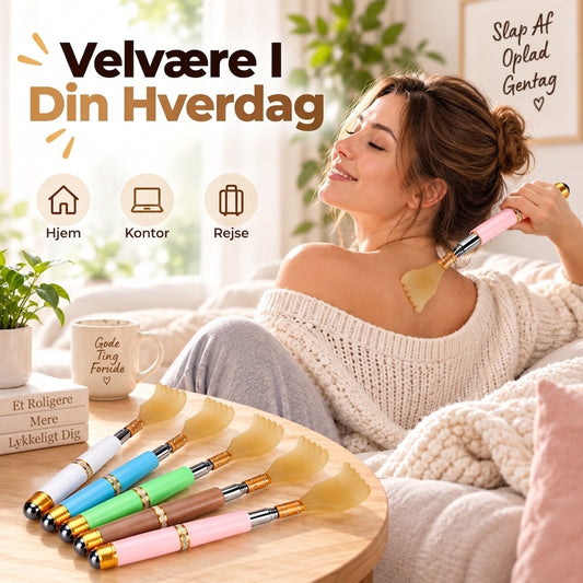 OmniLiving™ Teleskopisk Rygkløer i Rustfrit Stål | Ergonomisk Massage- og Kløpind