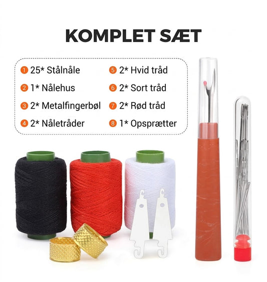 [KØB 1 FÅ 1 GRATIS] VaraLiving™ Komplet Sy-sæt med 37 Dele til Tøjreparation & Gave