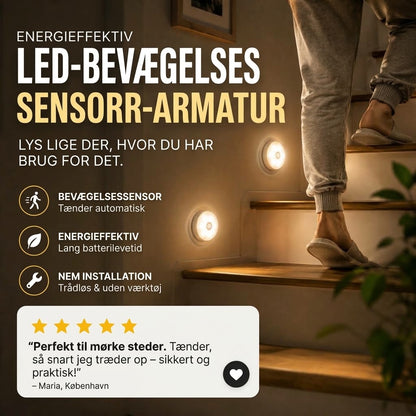 OmniLiving™ Energibesparende LED-Lys med Bevægelsessensor | Genopladelig & Magnetisk