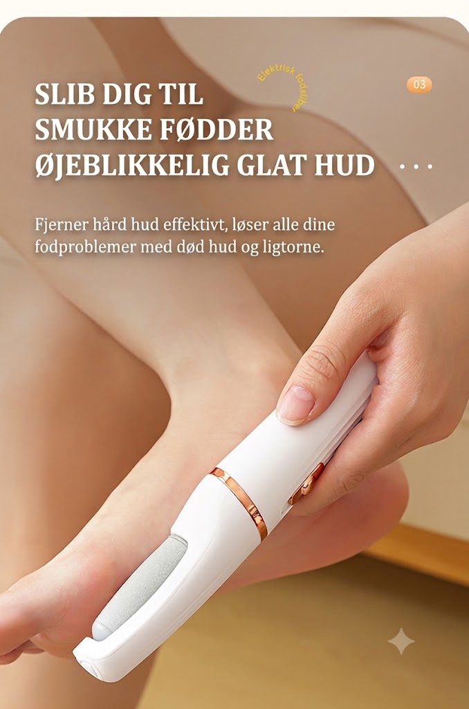 [KØB 1 FÅ 1 GRATIS] SilkEase™ Opgraderet Elektrisk Hård Hud Fjerner | Genopladelig Fodfil