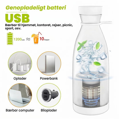 OmniLiving™ Bærbar Genopladelig Blender | Trådløs Mini Juicer til Smoothies & Shakes