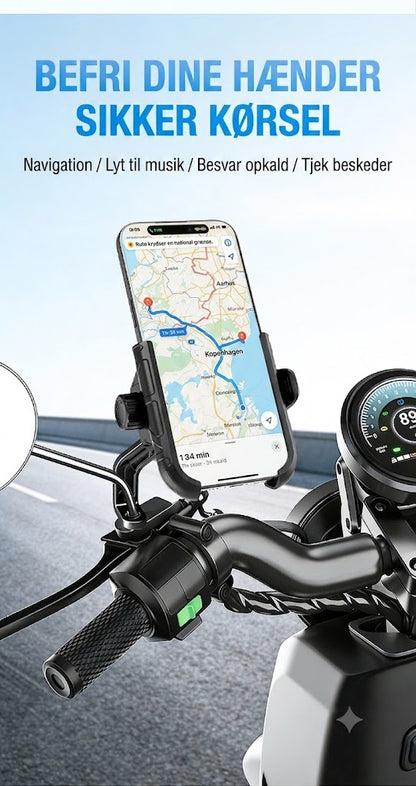 Hurtiglås Mobilholder til Cykel & Motorcykel | Sikker, Stabil & Perfekt til Navigation