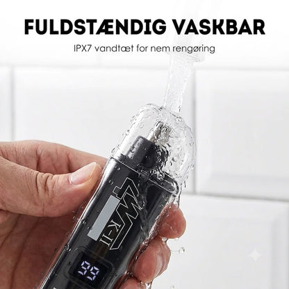 SilkEase™ Præcis Næse- og Ørehårstrimmer med LED-Skærm