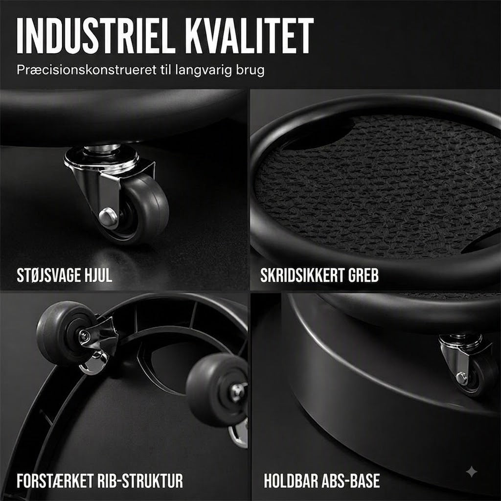 SilkEase™ Mavehjul med Knæpude | Effektiv Mave- & Kernetræning