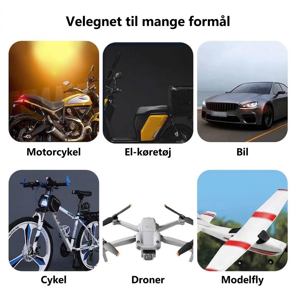 OmniLiving™ Trådløs LED Lysstrip med Fjernbetjening (8 Farver)