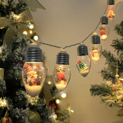 VaraLiving™ Jule LED Pære Lyskæde – Hyggelig Julebelysning til Juletræ, Vindue og Udendørs Have