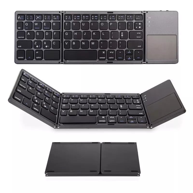 SilkEase™ Sammenfoldeligt Trådløst Bluetooth Tastatur | Universelt & Bærbart Minitastatur
