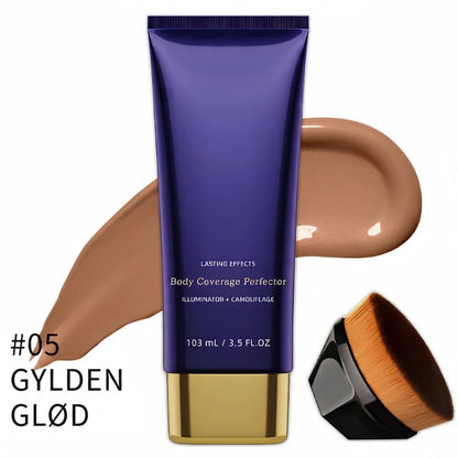 PureVal™ Full Cover Kropsconcealer med Børste | Vandtæt & Langtidsholdbar