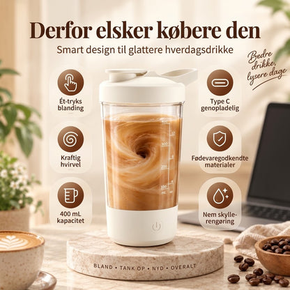 OmniLiving™ Automatisk Magnetisk Rørekrus | Selvrørende Kop i Rustfrit Stål