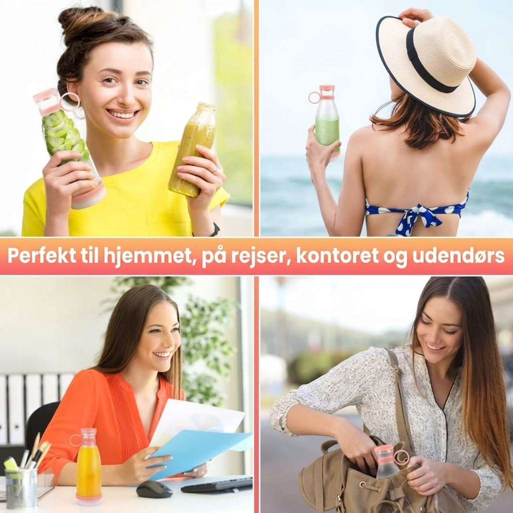 OmniLiving™ Bærbar Genopladelig Blender | Trådløs Mini Juicer til Smoothies & Shakes