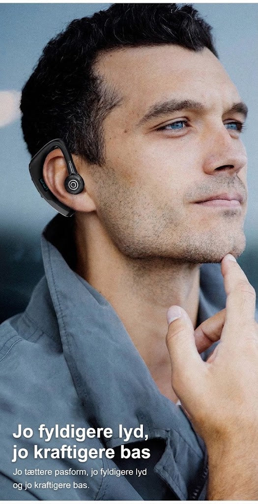VaraTech™ Trådløse Ear-Hook Bluetooth Hovedtelefoner med LED Digital Display – Ergonomiske Sportshovedtelefoner med Lang Batterilevetid