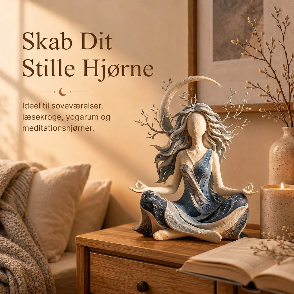 OmniLiving™ Fredfyldt Meditationsfigur | Zen Indretning & Roligt Sind til Hjemmet