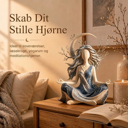 OmniLiving™ Fredfyldt Meditationsfigur | Zen Indretning & Roligt Sind til Hjemmet