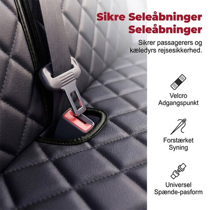 NovaPulse™ Sammenklappeligt Hundesæde til Bil | Vandtæt & Sikker Autostol til Hunde