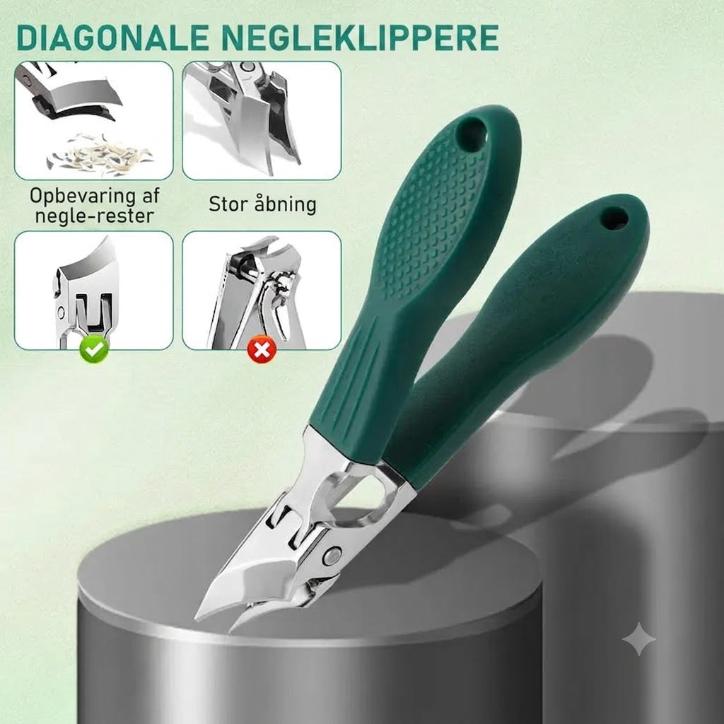 [KØB 1 FÅ 1 GRATIS] SilkEase™ Vinklet Negleklipper med Örnenæb Design | Professionel Tang til Nedgroede Negle