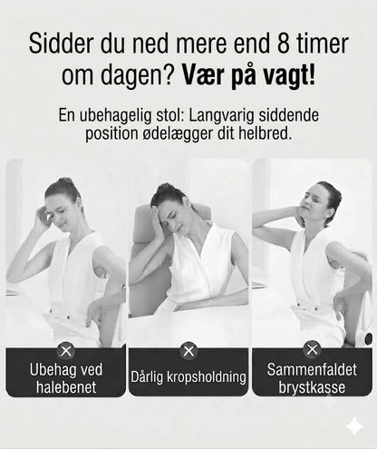 Ergonomisk Siddepude i Memory Skum | Mod Rygsmerter