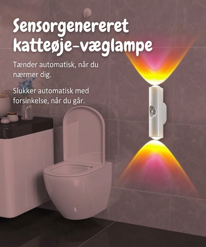 VaraLiving™ Opladelig Bevægelsessensor LED Lampe med Magnetisk Design