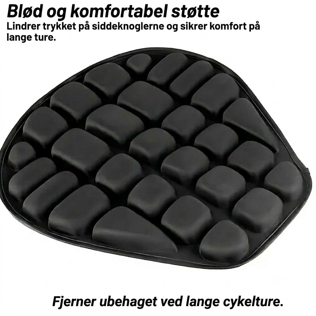 Stødabsorberende Sædepude til Motorcykel | Komfort til Langture