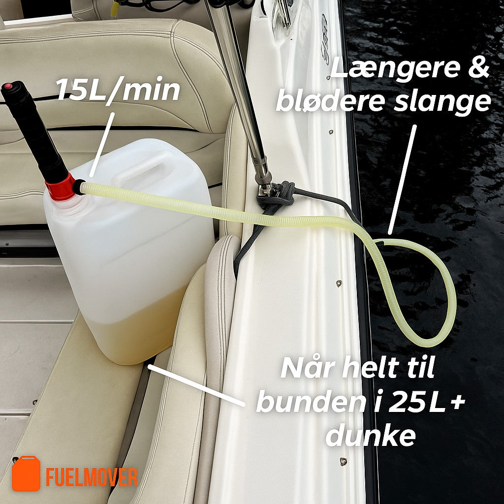 FlowReach™ Elektrisk Væske- & Oliepumpe | Universal Pumpe til Diesel, Olie & Vand