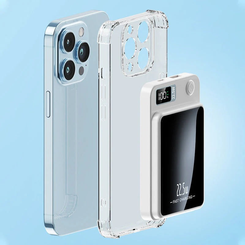 VoltCore™ 22.5W Ultratynd Powerbank | Hurtigopladelig Bærbar Oplader