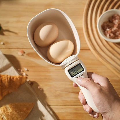 ChefEase™ Digital Måleske med LCD-Skærm | Elektronisk Ske-Vægt med 1g Præcision