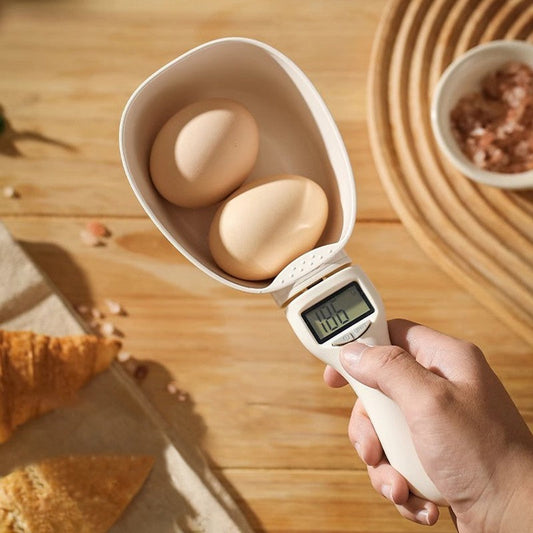 ChefEase™ Digital Måleske med LCD-Skærm | Elektronisk Ske-Vægt med 1g Præcision