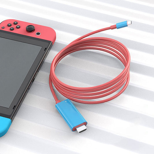 VoltLink™ USB-C til HDMI Adapterkabel med Opladning | Til Nintendo Switch, Mobil & Tablet