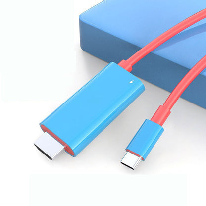 VoltLink™ USB-C til HDMI Adapterkabel med Opladning | Til Nintendo Switch, Mobil & Tablet